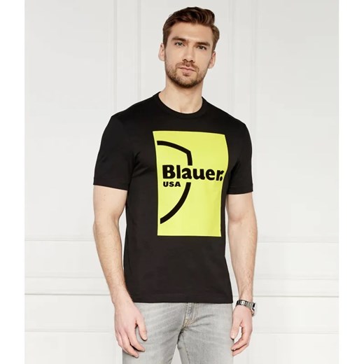 BLAUER T-shirt | Regular Fit ze sklepu Gomez Fashion Store w kategorii T-shirty męskie - zdjęcie 184969532