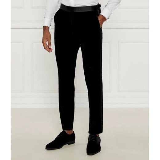 BOSS BLACK Spodnie H-Genius-Tux-244 | Slim Fit ze sklepu Gomez Fashion Store w kategorii Spodnie męskie - zdjęcie 184969570