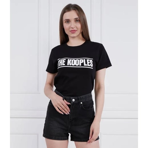 The Kooples T-shirt | Regular Fit ze sklepu Gomez Fashion Store w kategorii Bluzki damskie - zdjęcie 184969672