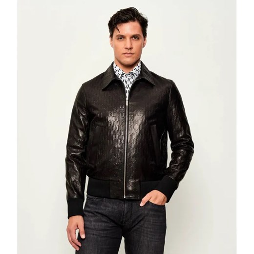 Karl Lagerfeld Skórzana kurtka | Regular Fit ze sklepu Gomez Fashion Store w kategorii Kurtki męskie - zdjęcie 184969694