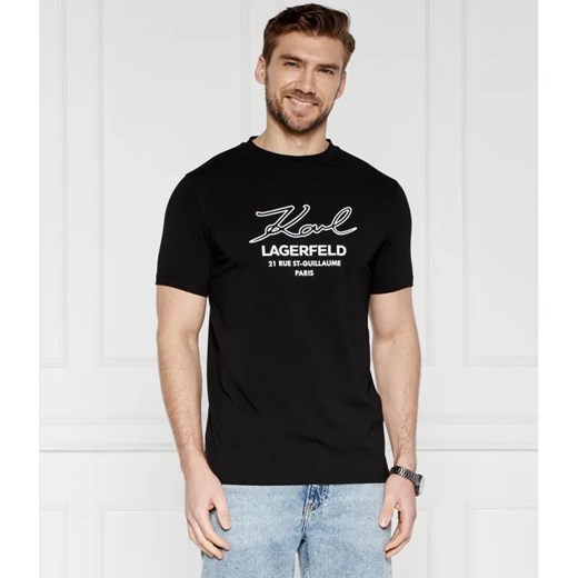 Karl Lagerfeld T-shirt | Regular Fit ze sklepu Gomez Fashion Store w kategorii T-shirty męskie - zdjęcie 184969701
