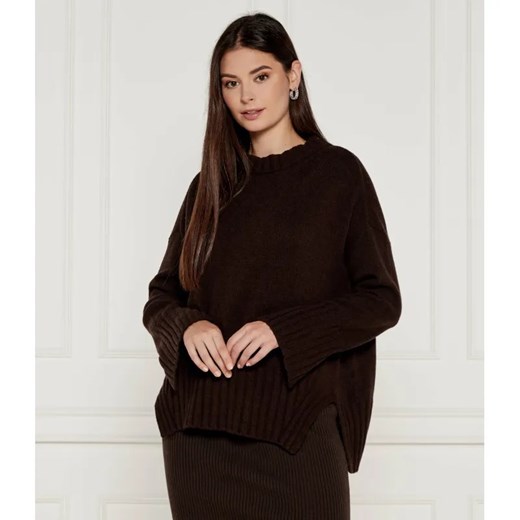 Marella SPORT Sweter VIBO | Oversize fit | z dodatkiem wełny i kaszmiru L okazja Gomez Fashion Store