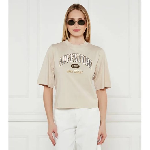 Pinko T-shirt Adventure | Loose fit ze sklepu Gomez Fashion Store w kategorii Bluzki damskie - zdjęcie 184969753