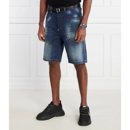 Philipp Plein Szorty | Regular Fit | denim ze sklepu Gomez Fashion Store w kategorii Spodenki męskie - zdjęcie 184969832