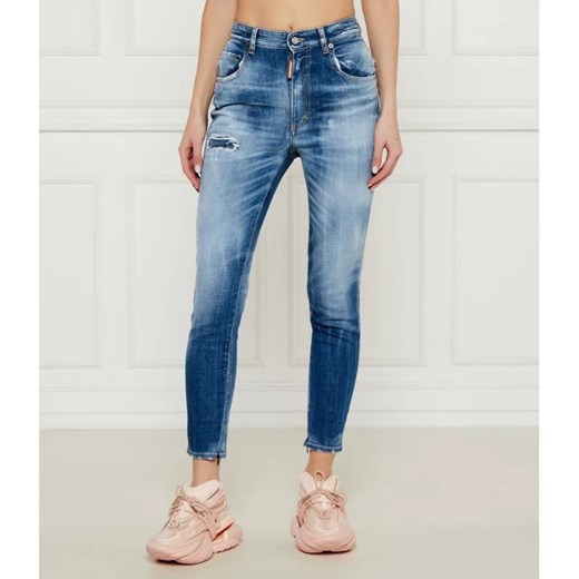 Dsquared2 Jeansy Twiggy Jean | Slim Fit | high waist ze sklepu Gomez Fashion Store w kategorii Jeansy damskie - zdjęcie 184969843