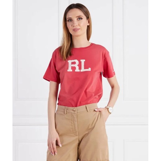 POLO RALPH LAUREN T-shirt | Regular Fit ze sklepu Gomez Fashion Store w kategorii Bluzki damskie - zdjęcie 184969851