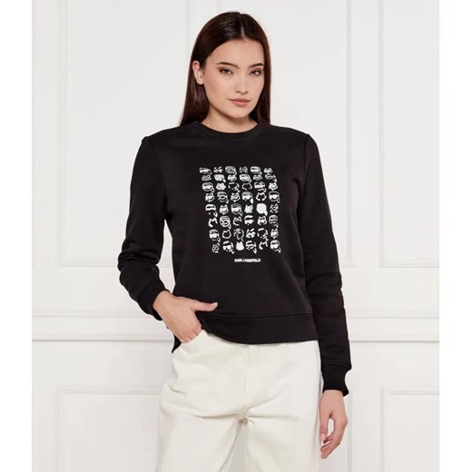 Karl Lagerfeld Bluza IKON SEASONAL LOGO | Regular Fit ze sklepu Gomez Fashion Store w kategorii Bluzy damskie - zdjęcie 184969871
