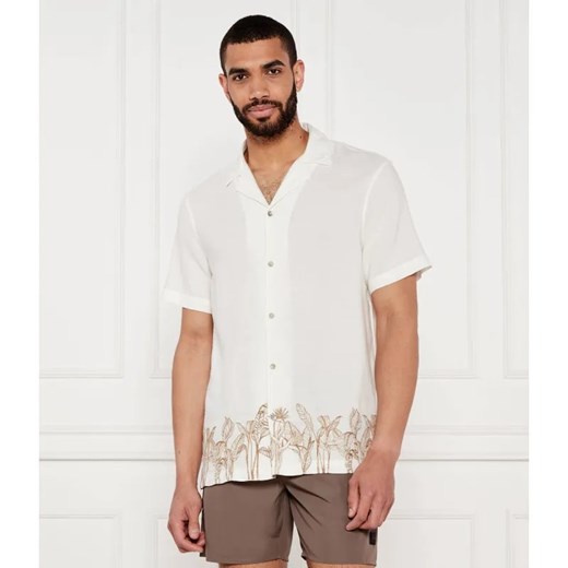 GUESS Koszula | Regular Fit | z dodatkiem lnu ze sklepu Gomez Fashion Store w kategorii Koszule męskie - zdjęcie 184970134