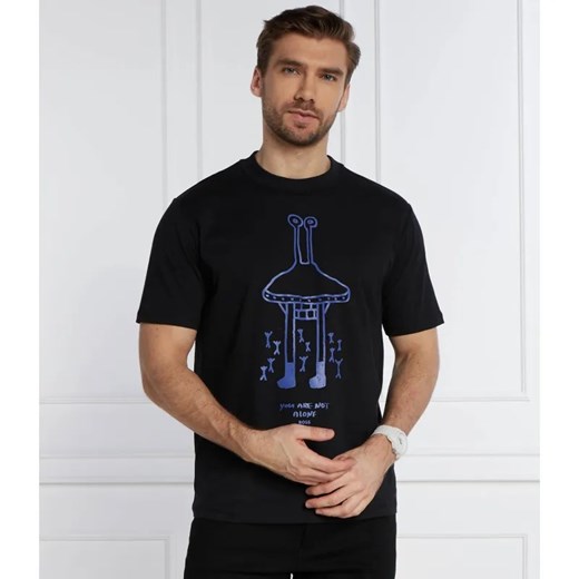 BOSS ORANGE T-shirt TeeMixDoodle | Relaxed fit ze sklepu Gomez Fashion Store w kategorii T-shirty męskie - zdjęcie 184970141