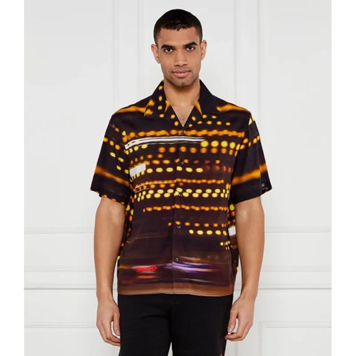 HUGO Koszula Espino HUGO x Racing Bulls | Oversize fit ze sklepu Gomez Fashion Store w kategorii Koszule męskie - zdjęcie 184970160