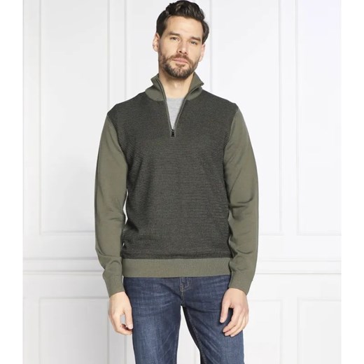 BOSS BLACK Wełniany sweter Ladamo | Regular Fit ze sklepu Gomez Fashion Store w kategorii Swetry męskie - zdjęcie 184970214
