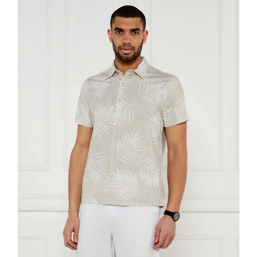 GUESS Koszula CAMICIE | Regular Fit | z dodatkiem lnu ze sklepu Gomez Fashion Store w kategorii Koszule męskie - zdjęcie 184970333