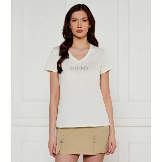 Liu Jo Sport T-shirt | Regular Fit ze sklepu Gomez Fashion Store w kategorii Bluzki damskie - zdjęcie 184970334
