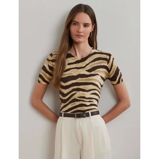 LAUREN RALPH LAUREN Lniany sweter EYELAH | Slim Fit ze sklepu Gomez Fashion Store w kategorii Swetry damskie - zdjęcie 184970421