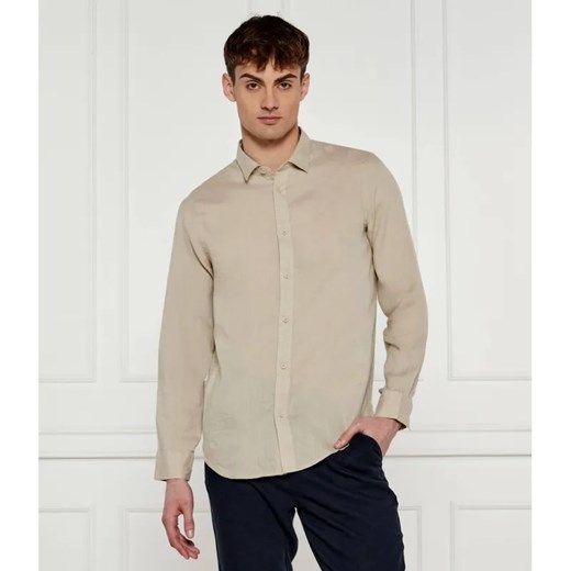 Armani Exchange Lniana koszula | Regular Fit ze sklepu Gomez Fashion Store w kategorii Koszule męskie - zdjęcie 184970472