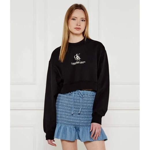 Calvin Klein Jeans Bluza | Cropped Fit ze sklepu Gomez Fashion Store w kategorii Bluzy damskie - zdjęcie 184970663