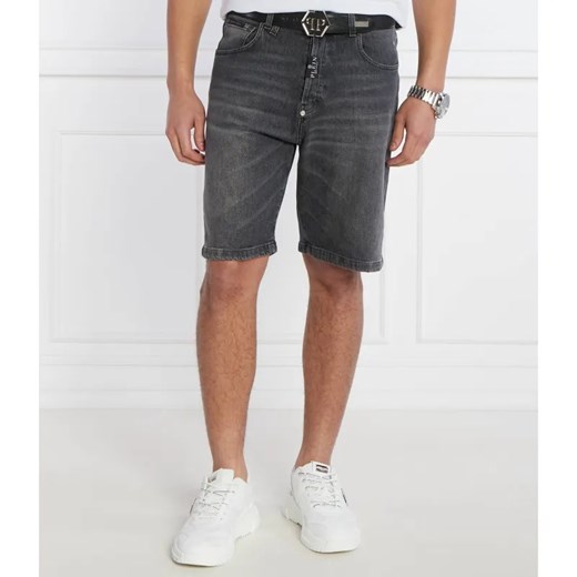 Philipp Plein Szorty Formentera | Regular Fit | denim ze sklepu Gomez Fashion Store w kategorii Spodenki męskie - zdjęcie 184970744