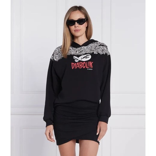 Pinko Bluza PINKO X DIABOLIK FIAMMETTA | Regular Fit ze sklepu Gomez Fashion Store w kategorii Bluzy damskie - zdjęcie 184970774