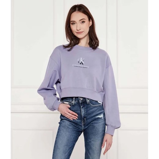 Calvin Klein Jeans Bluza | Cropped Fit ze sklepu Gomez Fashion Store w kategorii Bluzy damskie - zdjęcie 184970792