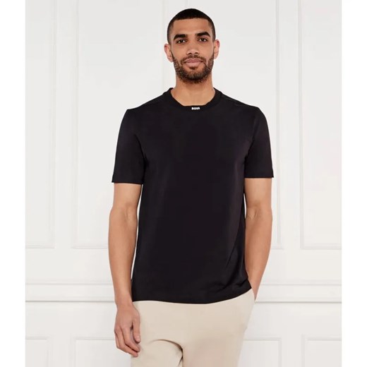 BOSS GREEN T-shirt Rib | Regular Fit ze sklepu Gomez Fashion Store w kategorii T-shirty męskie - zdjęcie 184970820