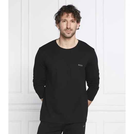 BOSS BLACK Longsleeve Waffle LS-Shirt | Regular Fit ze sklepu Gomez Fashion Store w kategorii T-shirty męskie - zdjęcie 184970852