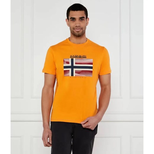 Napapijri T-shirt Lari | Relaxed fit ze sklepu Gomez Fashion Store w kategorii T-shirty męskie - zdjęcie 184970873
