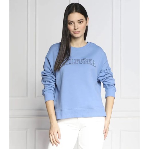 Tommy Hilfiger Bluza TONAL | Relaxed fit ze sklepu Gomez Fashion Store w kategorii Bluzy damskie - zdjęcie 184970894