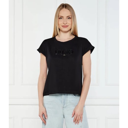 Liu Jo Sport T-shirt | Regular Fit ze sklepu Gomez Fashion Store w kategorii Bluzki damskie - zdjęcie 184970901