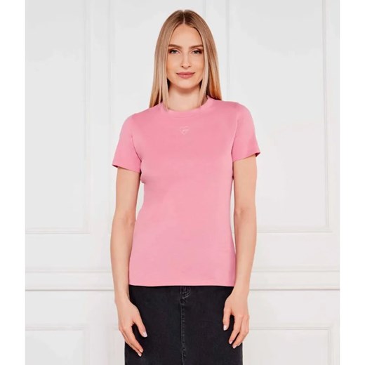 BOSS ORANGE T-shirt C_Elogo_21 | Regular Fit ze sklepu Gomez Fashion Store w kategorii Bluzki damskie - zdjęcie 184970902