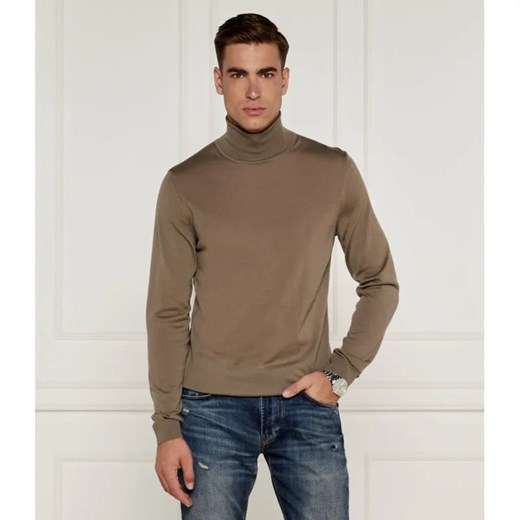 BOSS BLACK Wełniany golf Musso-P | Slim Fit ze sklepu Gomez Fashion Store w kategorii Swetry męskie - zdjęcie 184971183