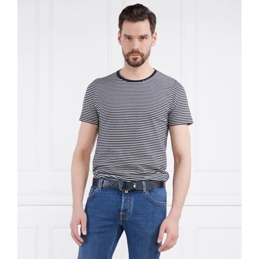 Oscar Jacobson T-shirt Kyran Striped | Regular Fit ze sklepu Gomez Fashion Store w kategorii T-shirty męskie - zdjęcie 184971392