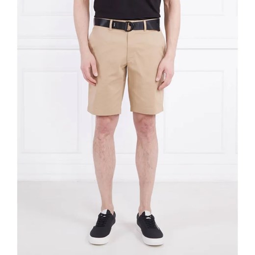 Calvin Klein Szorty + pasek MODERN TWILL | Slim Fit ze sklepu Gomez Fashion Store w kategorii Spodenki męskie - zdjęcie 184971624