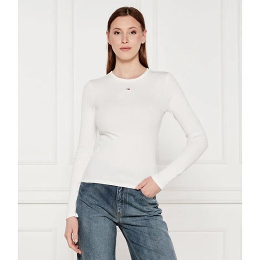 Tommy Jeans Bluzka ESSENTIAL | Slim Fit ze sklepu Gomez Fashion Store w kategorii Bluzki damskie - zdjęcie 184971821