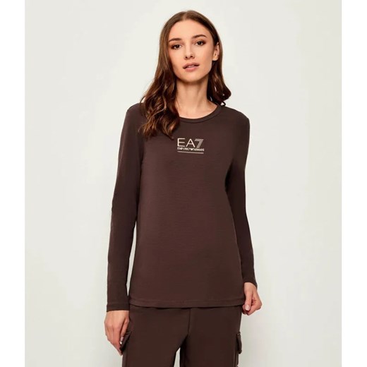 EA7 Bluzka | Slim Fit ze sklepu Gomez Fashion Store w kategorii Bluzki damskie - zdjęcie 184971844