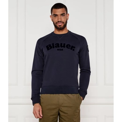 BLAUER Bluza CAMP FLOCK | Regular Fit ze sklepu Gomez Fashion Store w kategorii Bluzy męskie - zdjęcie 184971930