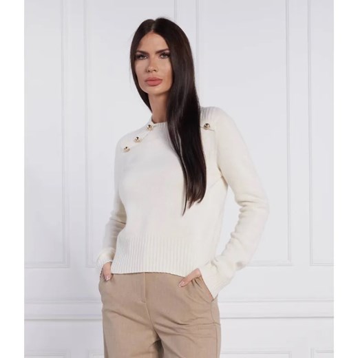Liu Jo Wełniany sweter | Regular Fit | z dodatkiem kaszmiru ze sklepu Gomez Fashion Store w kategorii Swetry damskie - zdjęcie 184972022
