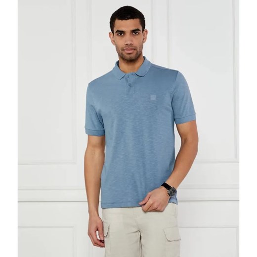 BOSS ORANGE Polo Pe_linenlogo | Regular Fit | z dodatkiem lnu ze sklepu Gomez Fashion Store w kategorii T-shirty męskie - zdjęcie 184972184
