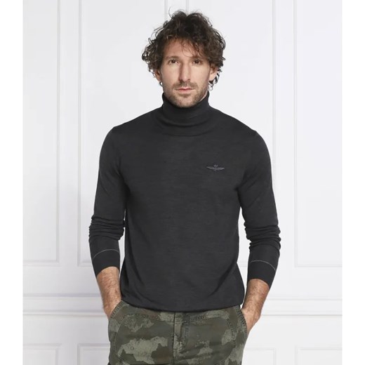 Aeronautica Militare Golf | Slim Fit | z dodatkiem wełny ze sklepu Gomez Fashion Store w kategorii Swetry męskie - zdjęcie 184972204