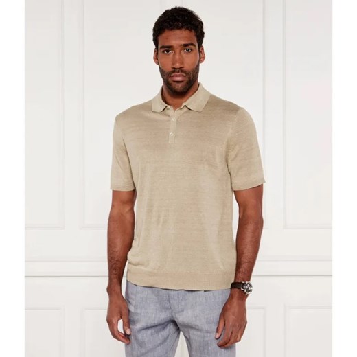 van Laack Lniane polo | Regular Fit ze sklepu Gomez Fashion Store w kategorii T-shirty męskie - zdjęcie 184972223