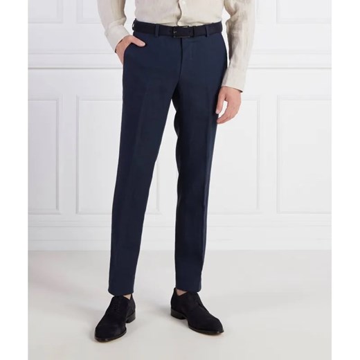 Oscar Jacobson Lniane spodnie | Regular Fit ze sklepu Gomez Fashion Store w kategorii Spodnie męskie - zdjęcie 184972254
