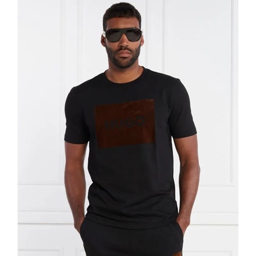 HUGO T-shirt Dulive | Regular Fit ze sklepu Gomez Fashion Store w kategorii T-shirty męskie - zdjęcie 184972260