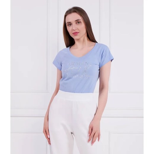 Armani Exchange T-shirt | Regular Fit ze sklepu Gomez Fashion Store w kategorii Bluzki damskie - zdjęcie 184972302
