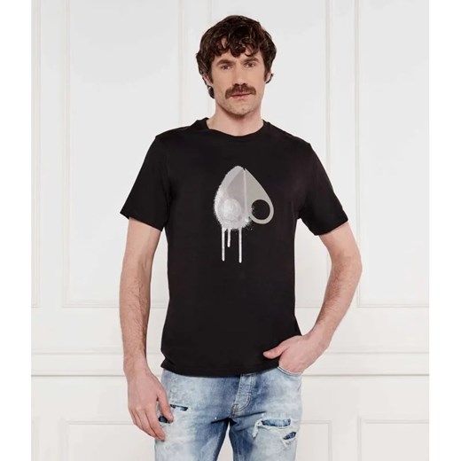 Moose Knuckles T-shirt AUGUSTINE | Regular Fit ze sklepu Gomez Fashion Store w kategorii T-shirty męskie - zdjęcie 184972344