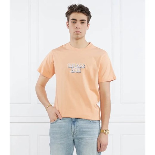 GUESS T-shirt SS CN GUESS EMBRO BO | Regular Fit ze sklepu Gomez Fashion Store w kategorii T-shirty męskie - zdjęcie 184972352
