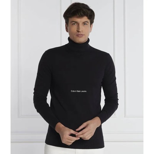 Calvin Klein Jeans Golf | Regular Fit ze sklepu Gomez Fashion Store w kategorii Swetry męskie - zdjęcie 184972674