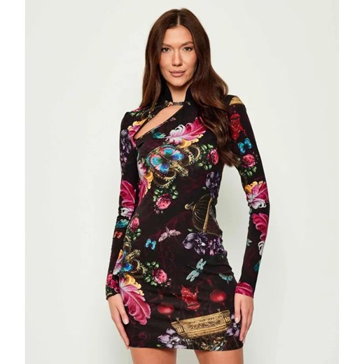 Versace Jeans Couture Sukienka QIPAO PLACHET M ze sklepu Gomez Fashion Store w kategorii Sukienki - zdjęcie 184972721