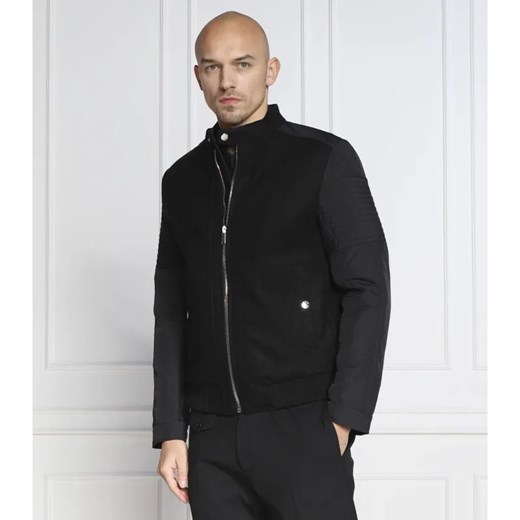 Les Hommes Wełniana kurtka | Regular Fit ze sklepu Gomez Fashion Store w kategorii Kurtki męskie - zdjęcie 184972723