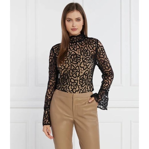 TWINSET Bluzka 2w1 | Slim Fit | z dodatkiem wełny ze sklepu Gomez Fashion Store w kategorii Bluzki damskie - zdjęcie 184972751