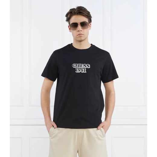 GUESS T-shirt SS CN GUESS EMBRO BO | Regular Fit ze sklepu Gomez Fashion Store w kategorii T-shirty męskie - zdjęcie 184972753