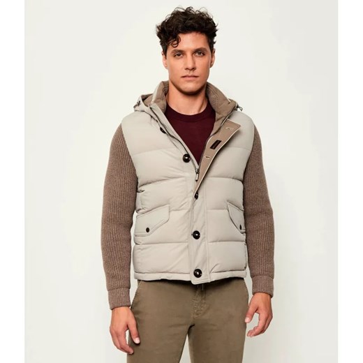 MooRER Puchowa kurtka 2w1 FOSCOLO | Regular Fit | z dodatkiem wełny i kaszmiru ze sklepu Gomez Fashion Store w kategorii Kamizelki męskie - zdjęcie 184972862